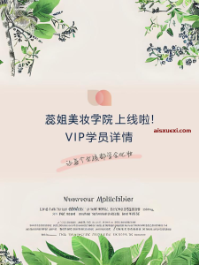 Regina蕊姐美妆学院会员课 - 1年-爱上学习资源站