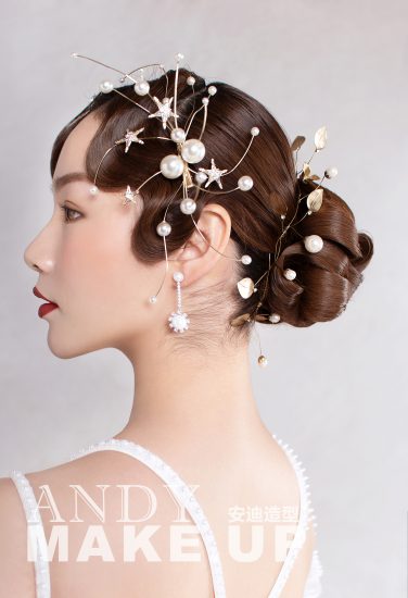 【安迪造型】网红新娘造型 灵动减龄的抽丝飞发造型-爱上学习资源站